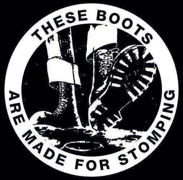Boots Vinyl Stickers Ska Sharp Antifa Rude Boy Laptop Car Retro