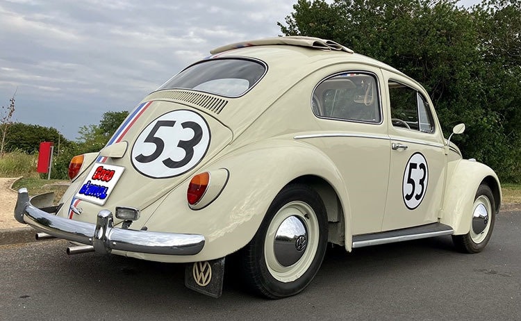 Herbie The Love Bug Aufkleber 13x34,4 Cm - 3D Autoaufkleber Windschutzscheibe