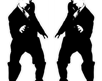 Ska Vinyl Stickers Rude Boys window laptop car Walt retro 2 Tone specials madness (adhesive vinyl suitable for non-porous surfaces)