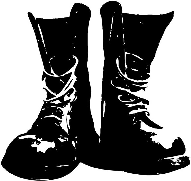 Stickers Vinyl Old Boots Shaped punk ska skinhead retro car van laptop suitable for non-porous surfaces and windows image 1