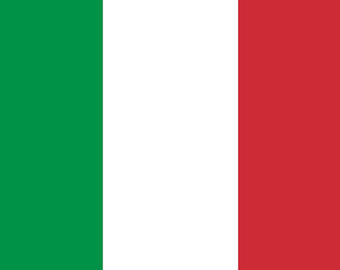 Vinyl Stickers Italy Flag Italian Italia car window bumper wall laptop (suitable for all non-porous surfaces)