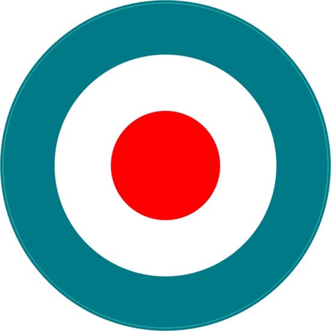 Stickers Vinyl Mods RAF Green Target Roundel Circular - Car Window ...