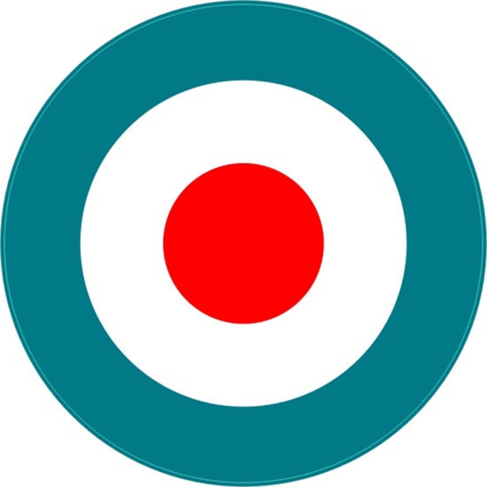 Stickers Vinyl Mods RAF Green Target Roundel Circular - Car Window ...