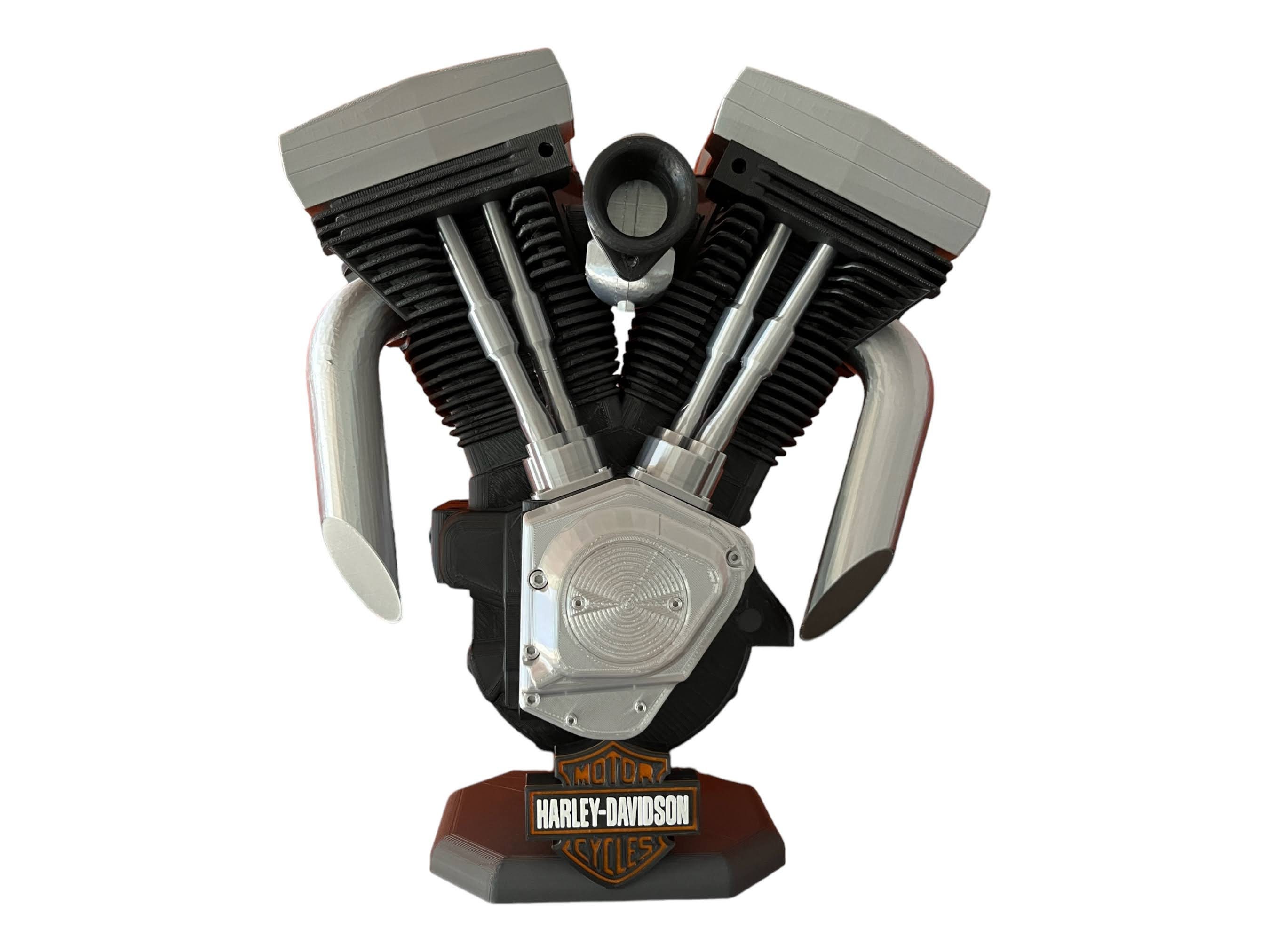 Beautiful 3D Printed Harley Davidson Evo Block - Etsy