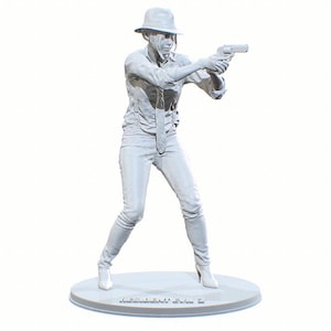Resident Evil 2 Remake Claire Noir Outfit 3D Printable Model (STL)