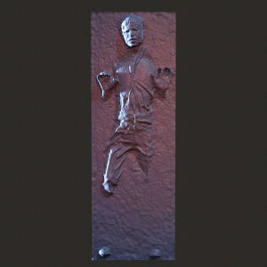 Han Solo in Carbonite – 3D Print Ready (Star Wars Classic Movie). Instant download STL.