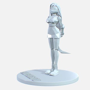 Tifa Lockhart – 3D Print Ready (Final Fantasy VII 1997). Instant download. STL