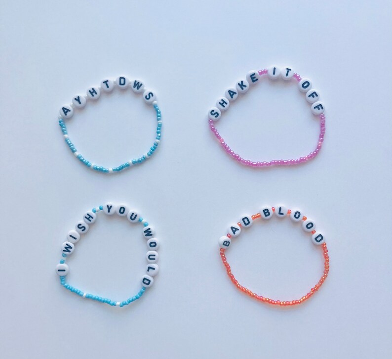 Taylor Swift 1989 Bracelet Collection Etsy UK