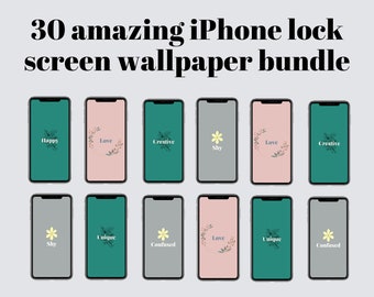 30 niesamowitych tapet na ekran blokady iPhone'a, śledzenie nastroju i minimalistyczny, prosty kolor i estetyka, prezent dla Twojego partnera na co dzień