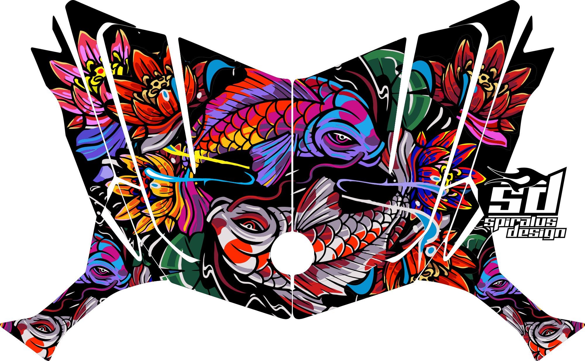 Can Am Spyder F3 F3S Decal Graphic Wrap Kit - Koi - Etsy
