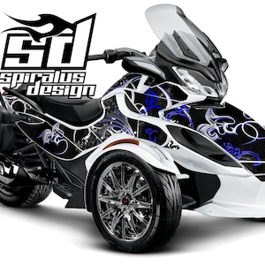 Can Am Spider ST Graphic Vorgeschnittener Wrap Aufkleber &quot;&quot;Perennial&quot;&quot; 2013-2016.&quot;