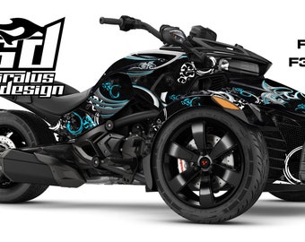 Can Am Spyder F3 F3S Decal Graphic Wrap kit - Perennial