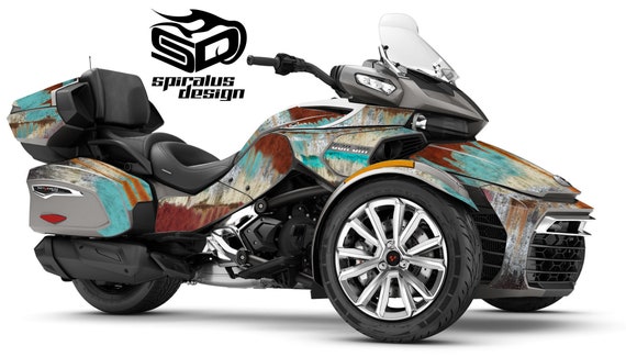 Can Am Spyder F3 LTD Limited Graphic Wrap Decal Kit rat Rod Etsy UK