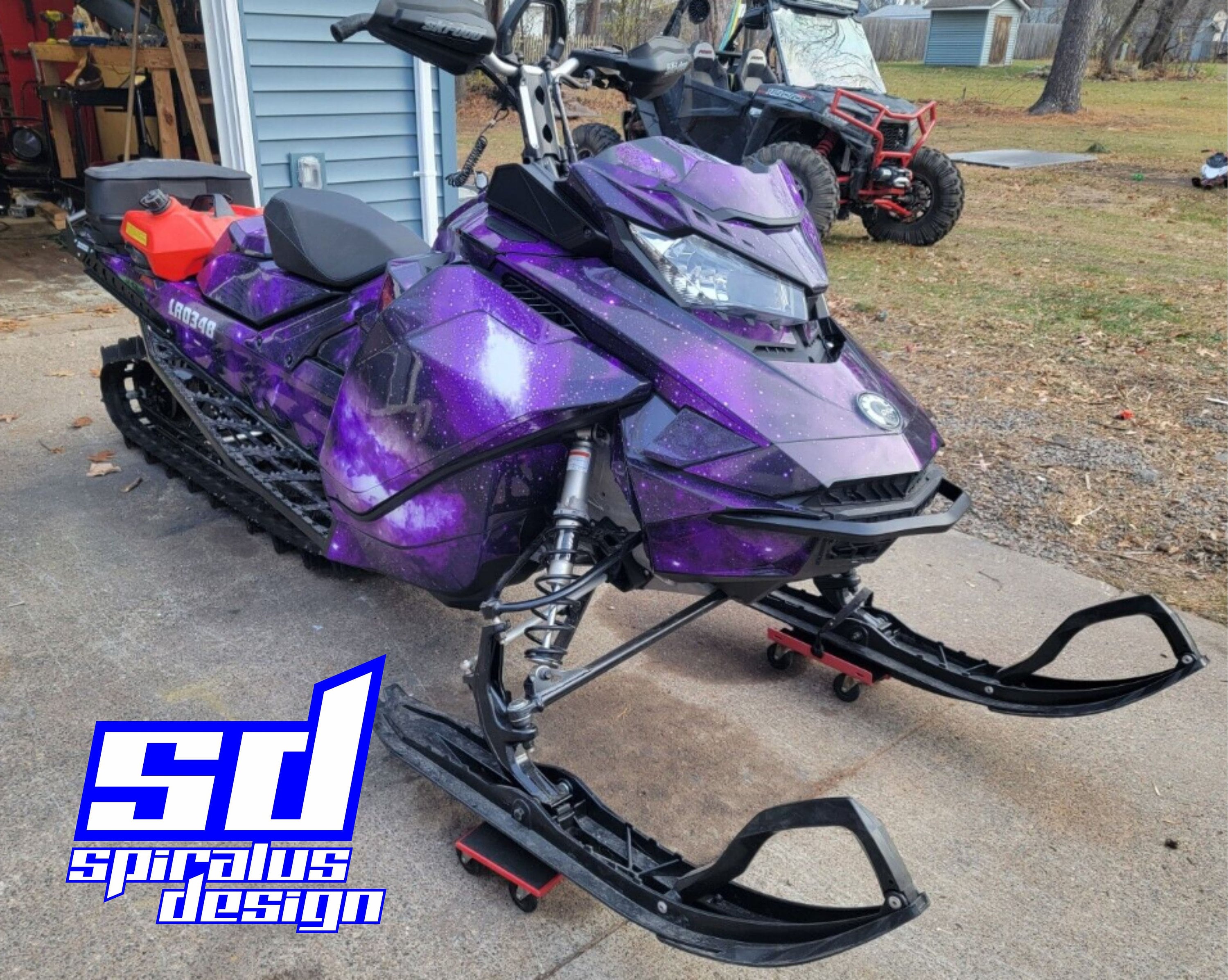 Skidoo Gen 4 850 600 Summit Freeride Sled Wrap Decal Kit Galaxy hubble