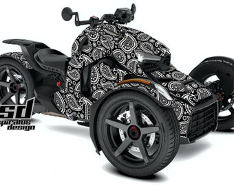 Can Am Ryker Sport Rally 600 900 Graphic Wrap Decal Kit 