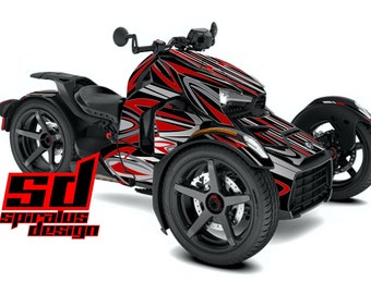 Can Am Ryker Sport & Ryker Rally 600 900 2019-2026 Graphic Wrap Decal Kit "Classic"