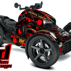 Can Am Ryker Sport Rally 600 900 Sticker Set ""USMC"""