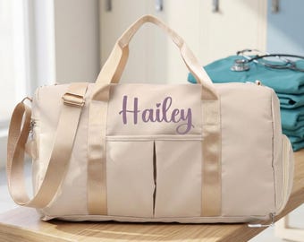 PhD Graduation Gift for Her Personalized Weekender Bag Nurse Graduation Gift Masters Grad 2026 Custom Monogram Duffle Bag Doctor Grad Gift