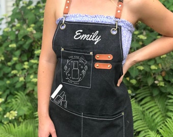 Grembiule Da Cameriere Per Ristorante, Cameriera - Marsupio Multiuso Tascabile Organizer Per Guestbook Tablet Denaro Penne E Resto Con Coi Black205x255cm 86538200 - Foto 4