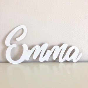 Placa de nome de menina Placa de nome de madeira Decoração de berçário para menina Placa de nome personalizada para menina Placa de nome de madeira Placa de nome de bebê Placa de nome de menina Placa personalizada para menina