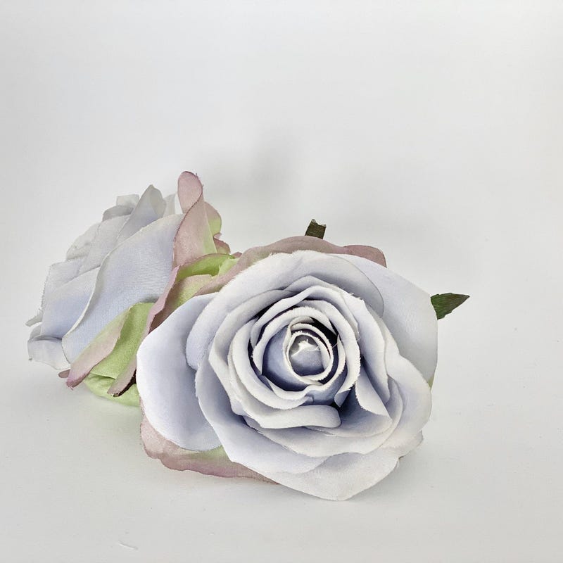 Dusty Blue Rose - Etsy