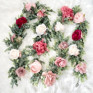 Eucalyptus Garland Wedding Centerpiece Floral Garland Greenery Wedding Backdrop Table Decor Flower Garland Wedding Arch Flower Backdrop