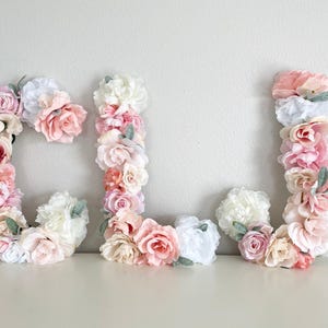 Letra de flor Letra floral Decoración Regalo Regalo de enfermera Regalo de maestra de escuela de enfermería Regalo de hospital Regalo de pronta recuperación Regalo para adolescente Regalo conmemorativo