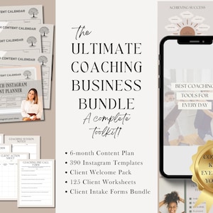 Coaching Business Toolkit Life Coach Template Business Coach Template Mental Health Coach Template Nutrition Coach Gift Client Intake Form