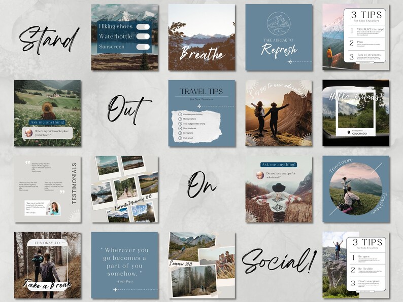 Social Media Travel Post
