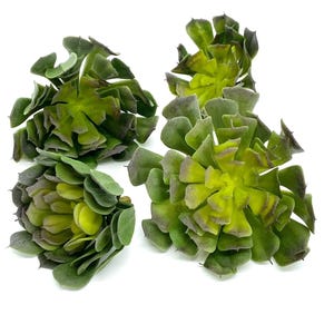 2.5&quot; 3&quot; 4&quot; 4.25&quot; Large Artificial Succulent Pick Large Succulent Terrarium Fake Succulent Planter Faux Succulent Wedding Succulent Decor