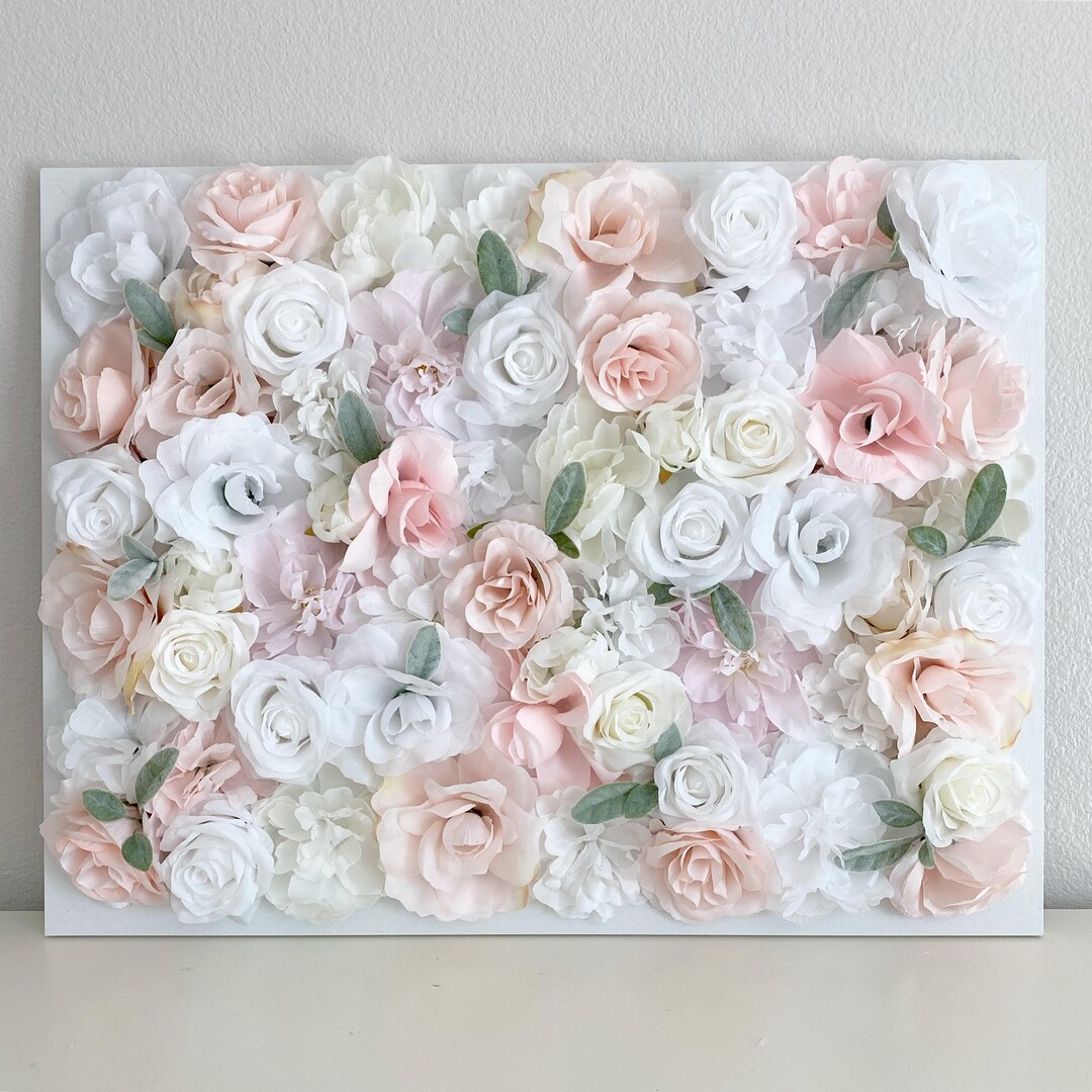 Blush Pink Peony Flower Wall Decor Nursery Peony Wall Decor Rose Decor ...