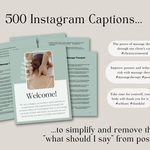 Massage Instagram Template Massage Therapist Massage Template