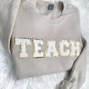 Leraar cadeau LEREN Sweatshirt Leraar Sweatshirt leraar shirt aangepaste leraar cadeau gepersonaliseerde leraar cadeau lesgeven cadeau voor leraar