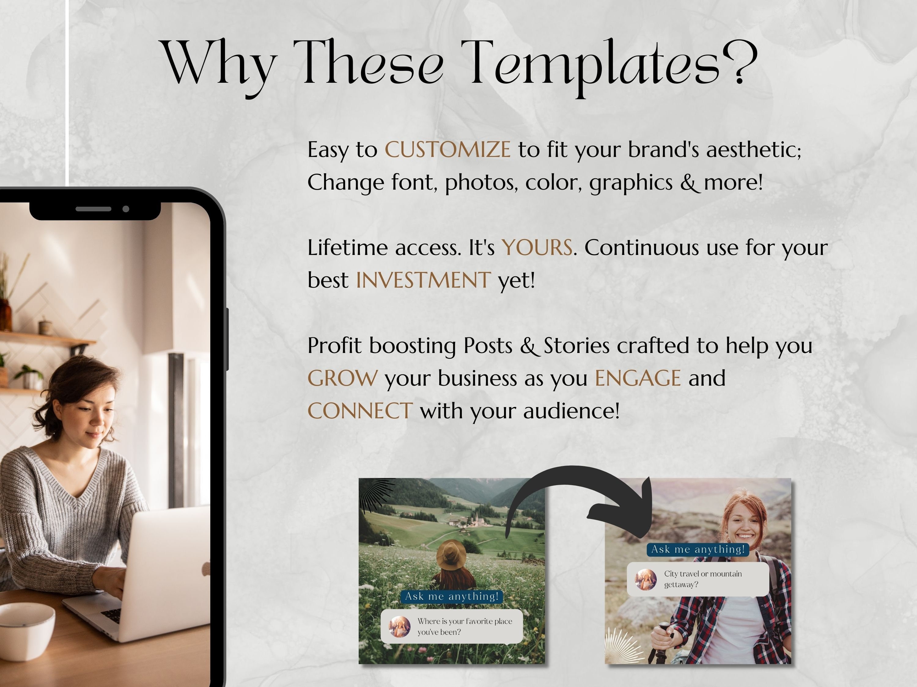 Travel Instagram Template Canva Travel Instagram Template Etsy