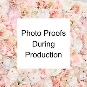 Provas fotográficas durante o processo de produção Rosey Studio Co Add On