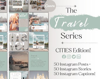 Travel Agent Templates Instagram Travel Instagram Template Travel Social Media Template Travel Agency Template Instagram Template Canva