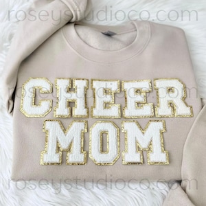 CHEER MOM Sweatshirt Cheer Mom Shirt Cheer Mom Hoodie Cheer Mom Gift Cheer Mama Cheer Team Mom Cheerleader Mom Gift for Her Mama Sweatshirt