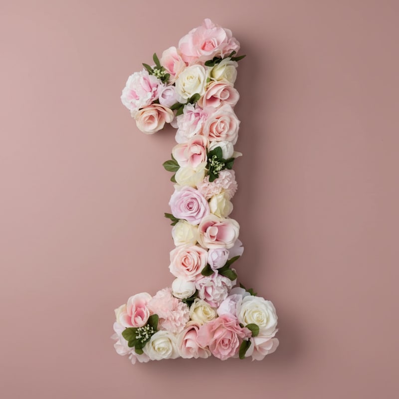 Artificial Number Flowers Etsy artificial-number-flowers-etsy