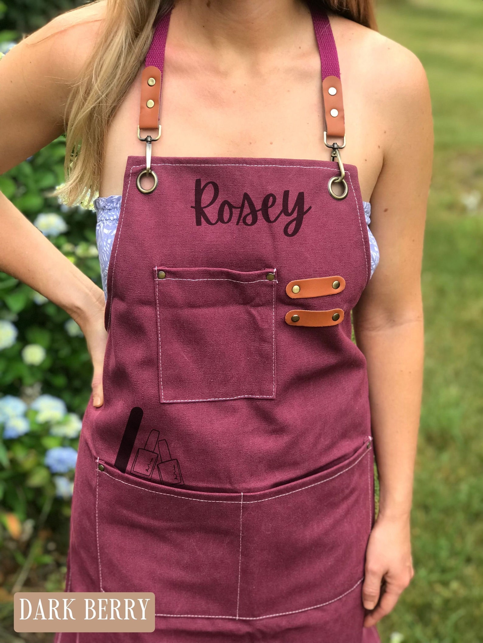 Custom Nail Tech Apron for Manicurist Apron Nail Technician Etsy