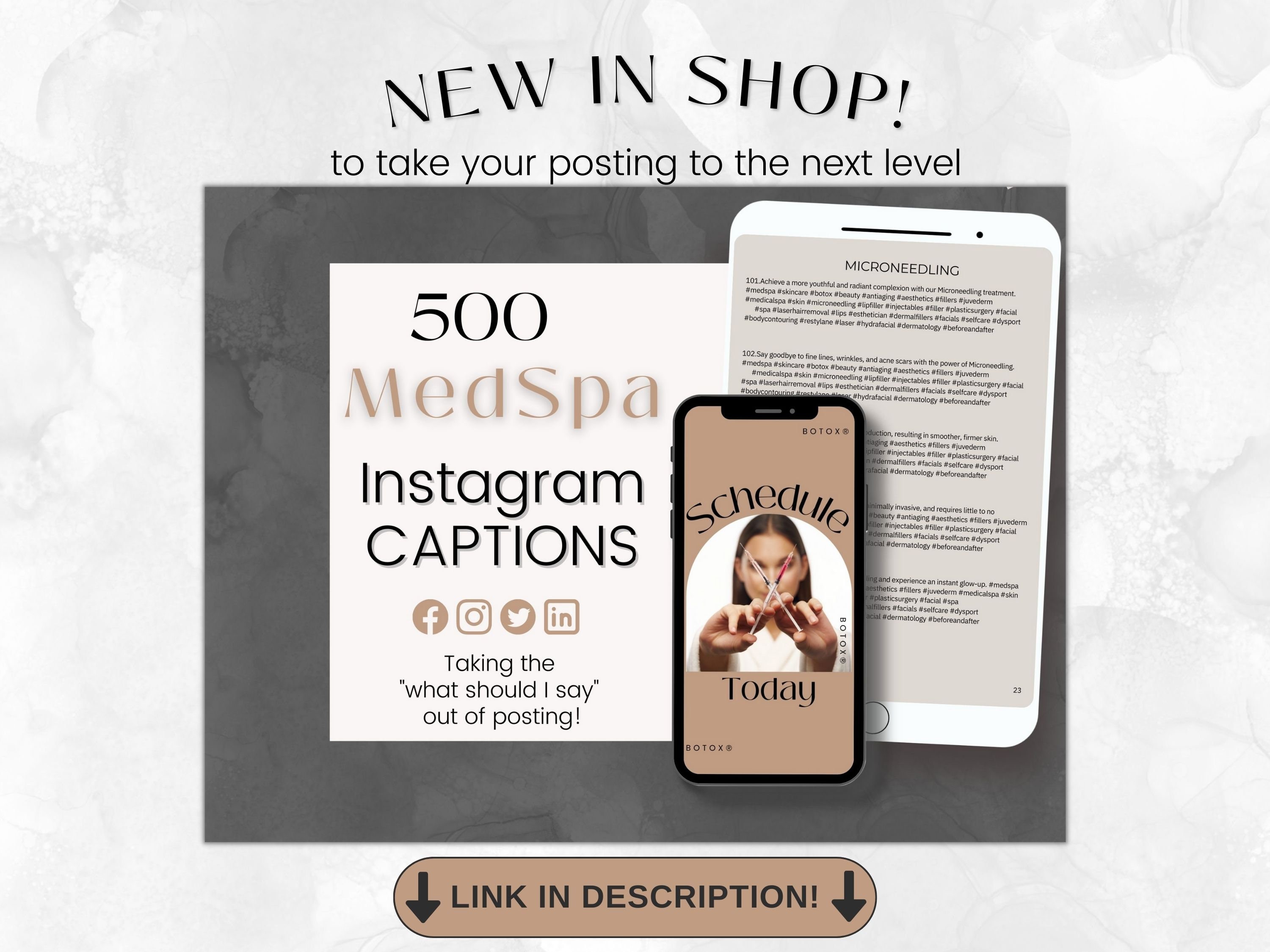 Botox Instagram Medspa Template Bundle Filler Instagram Botox Etsy