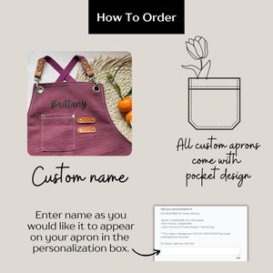 Personalised Embroidered Gardening, Potting Shed Apron