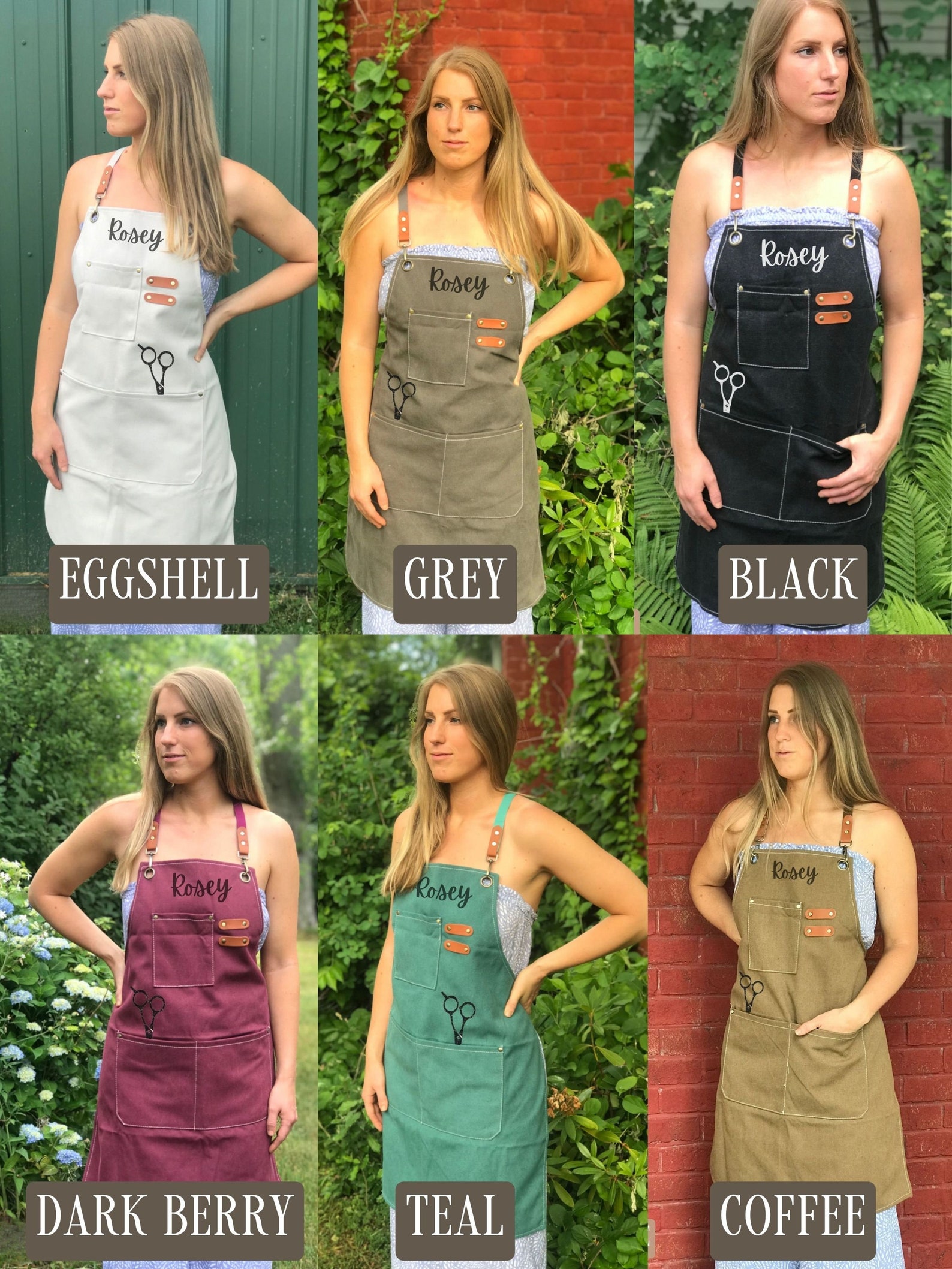 Hairstylist Apron With Pockets Hairdresser Custom Apron for Etsy