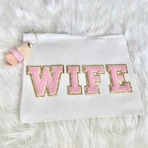 Bolsa para ESPOSA de 9" x 11", regalo para esposa, regalo para prometida, regalo de compromiso, regalo de aniversario, regalo de cumpleaños para esposa, bolsa para novia, bolsa para novia, regalo para esposa