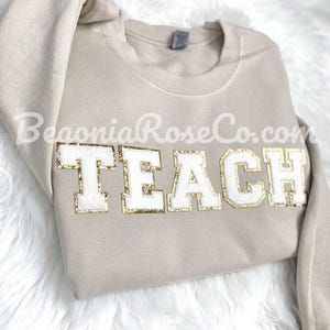 Leraar cadeau LEREN Sweatshirt Leraar Sweatshirt leraar shirt aangepaste leraar cadeau gepersonaliseerde leraar cadeau lesgeven cadeau voor leraar