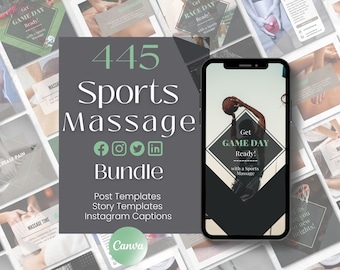Sports Massage Instagram Template Sports Massage Social Media Template Sports Massage Template Sports Massage Therapist Sports Massage Posts