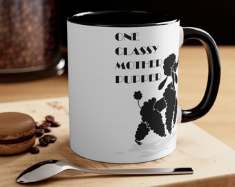 Schwarzer Pudel, Standard Pudel Becher, Lustige Hundetasse Hund Mama Geschenk, Pudel Geschenke,