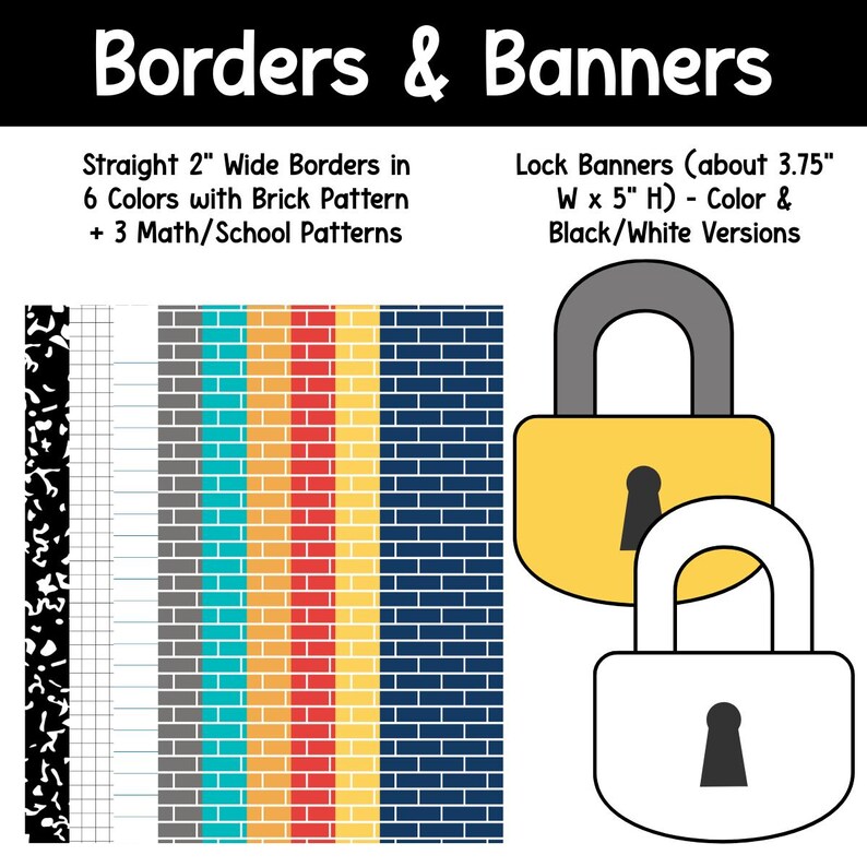 Back to School Bulletin Board Kit - Unlocking the Math Code - Upper ...