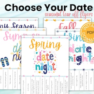 50 date-ideeën op afscheurbare flyers - seizoensgebonden avondplezier