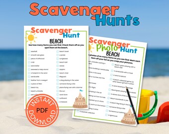 Camping Scavenger Hunt Printables Outdoor Family Printable Game for Camping Scavenger Hunt Printables Outdoor Family Printable Game for