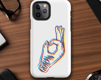 Tough Case for iPhone® | The Circle Game Phonecase | Funny iPhone® case | Gotcha iPhone® case | Meme iPhone® case